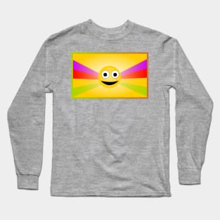 funny design smiling face Long Sleeve T-Shirt